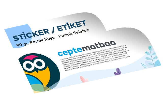 Acil Etiket / Sticker