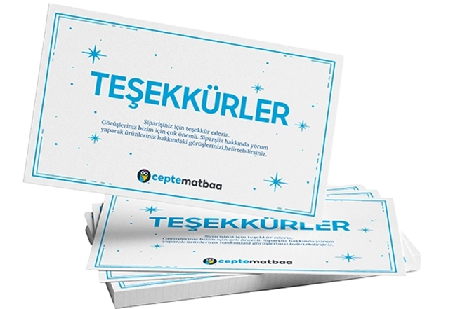 Acil Teşekkür Kartı
