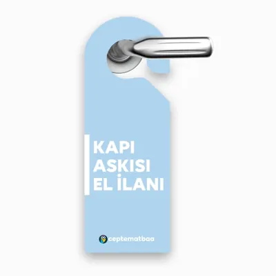 Kapı Askısı El İlanı
